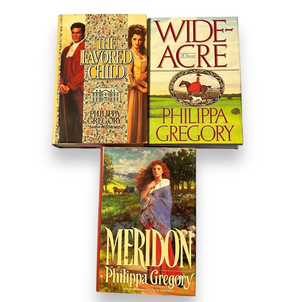 Philippa Gregory Wideacre Trilogy 3 Book Hardcover Set Fiction 1987 to 1990